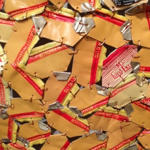 El Anatsui, Detail from Anthem For A-Nu, 2014