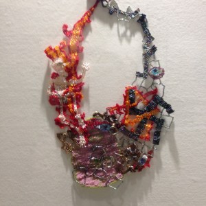 "Holocaust" neck piece, Joyce J. Scott (2013)