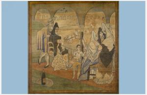 Pablo Picasso, Stage Curtain for the Ballet "Le Tricorne," 1919