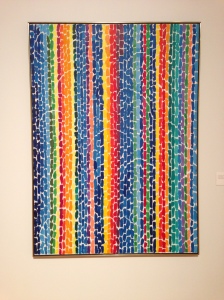 Alma Thomas, Wind, Sunshine, and Flowers (1968), acrylic on canvas, (71 3/4 x 51 7/8 in.)